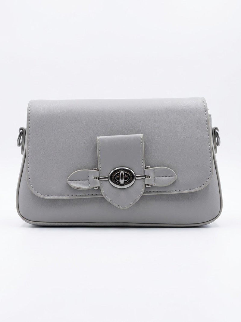 Twist-Lock Crossbody Bag
