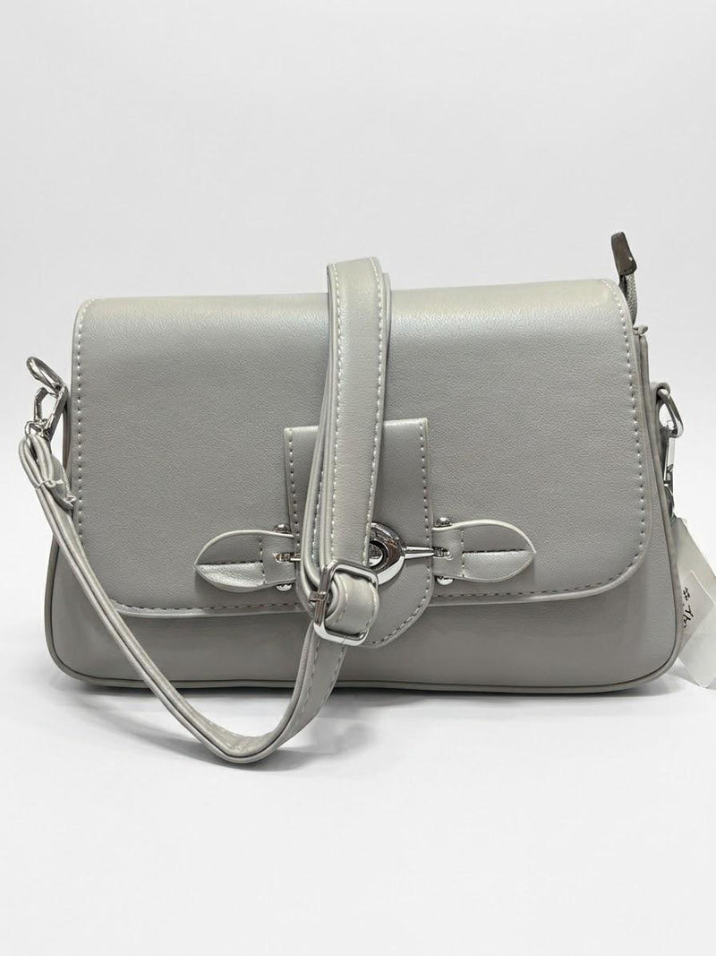 Twist-Lock Crossbody Bag