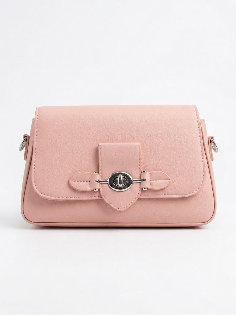Twist-Lock Crossbody Bag