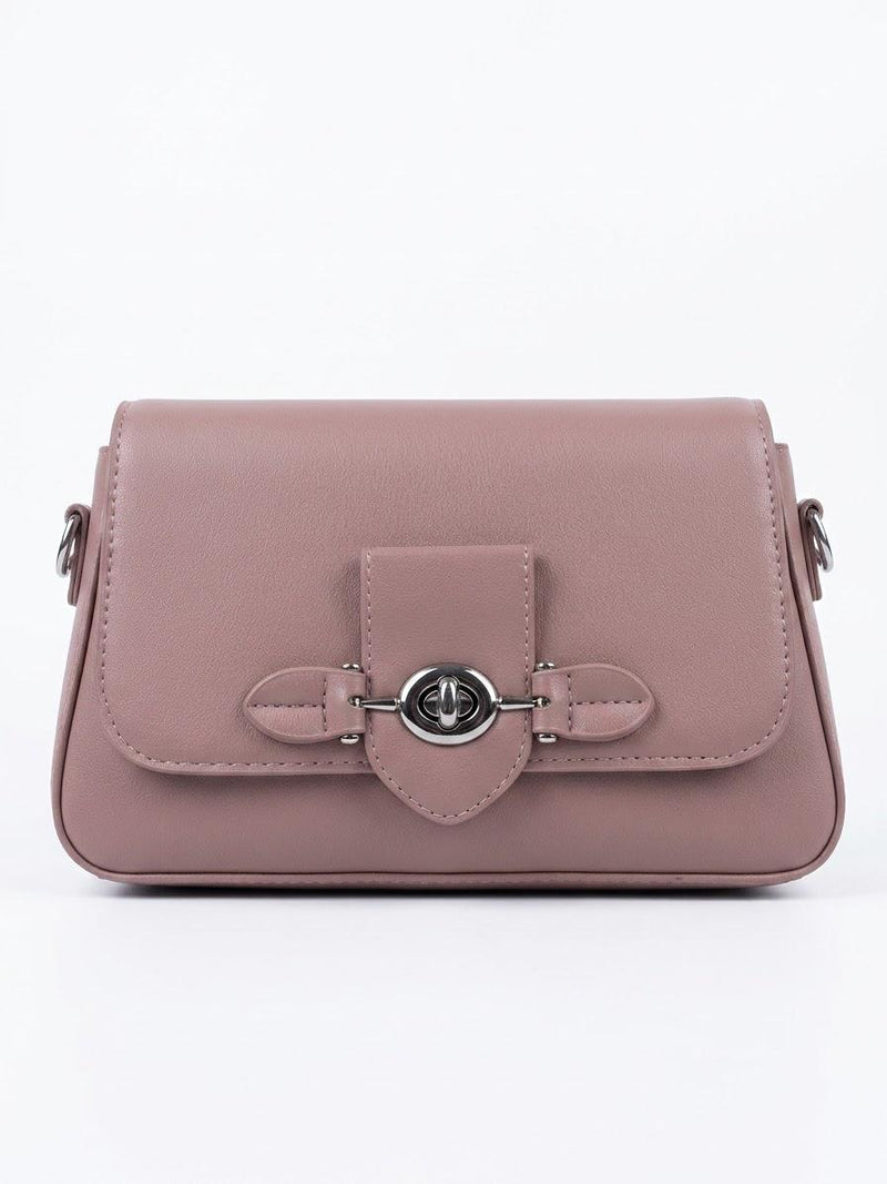 Twist-Lock Crossbody Bag