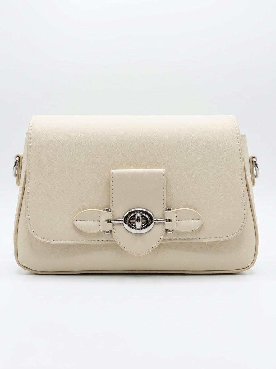 Twist-Lock Crossbody Bag