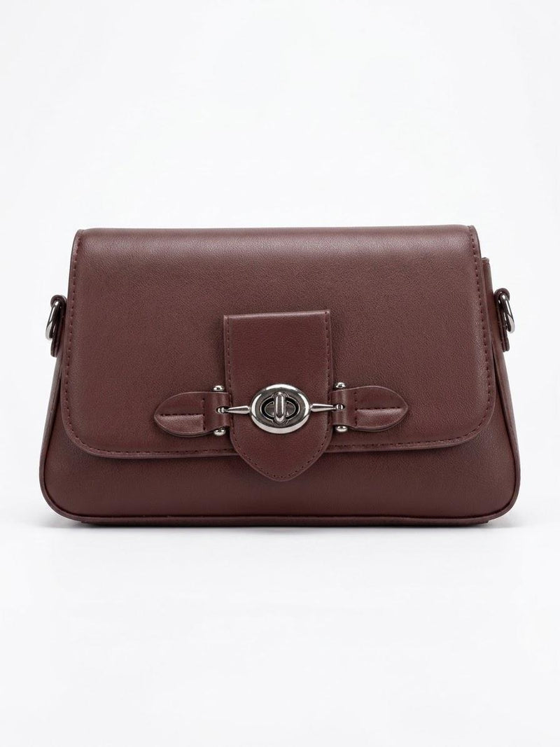 Twist-Lock Crossbody Bag