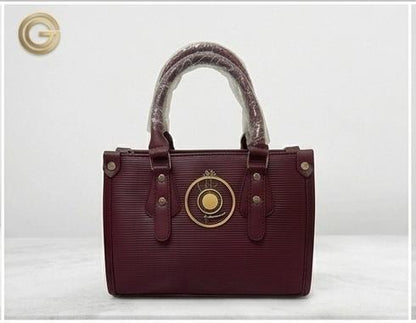 Epi Structured Mini Tote - Burgundy